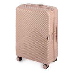 Средний чемодан Wittchen, M, пудрово-розовый цена и информация | Чемоданы, дорожные сумки | kaup24.ee
