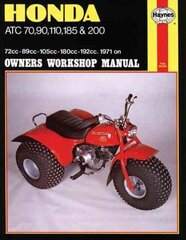 Honda ATC70, 90, 110, 185 & 200 (71 - 85) Haynes Repair Manual Revised edition hind ja info | Reisiraamatud, reisijuhid | kaup24.ee