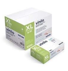 Vinüülkindad Santex Vynil PF (1000 tk): Suurus - XL hind ja info | Esmaabi | kaup24.ee