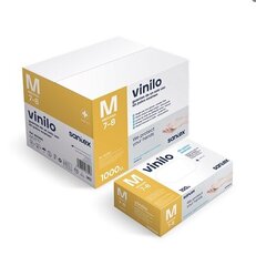 Виниловые перчатки Santex Vynil PF (1000 шт.): Размер - М цена и информация | Аптечки | kaup24.ee