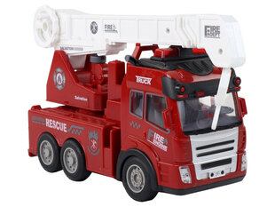 Kaugjuhitav tuletõrjeauto kraana ning valgus- ja heliefektidega hind ja info | Poiste mänguasjad | kaup24.ee