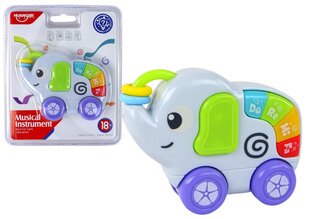 Интерактивная игрушка на колесах со звуковыми эффектами, слон цена и информация | Развивающие игрушки | kaup24.ee