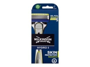 Raseerija Wilkinson Sword Hydro 5 Skin Protection Sensitive, 1 tk цена и информация | Косметика и средства для бритья | kaup24.ee