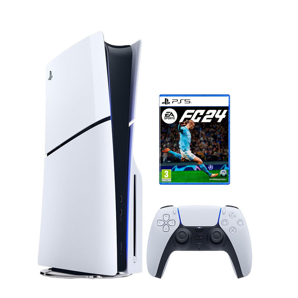 PlayStation 5 Slim Blu-Ray + FC 24 цена и информация | Mängukonsoolid | kaup24.ee