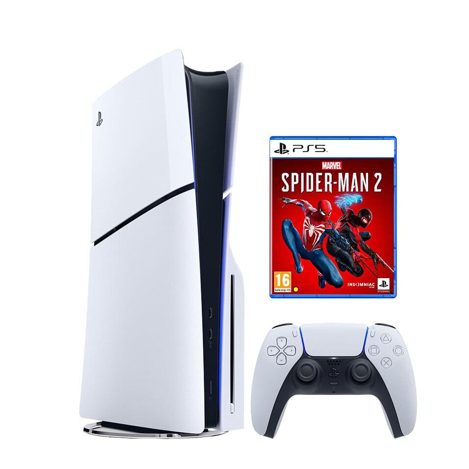 PlayStation 5 Slim Blu-Ray + Spider-man 2 hind ja info | Mängukonsoolid | kaup24.ee