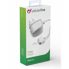 Cellularline ACHIPAD 110-240V, valge hind ja info | Mobiiltelefonide laadijad | kaup24.ee