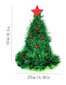 Jõulumüts kuusekujuline, Electronics-37, 47x27 cm, roheline hind ja info | Karnevali kostüümid | kaup24.ee