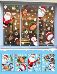 Рождественские декоративные наклейки  Санта-Клаус, 51шт, Electronics-44, 35x25 см цена и информация | Декоративные наклейки | kaup24.ee