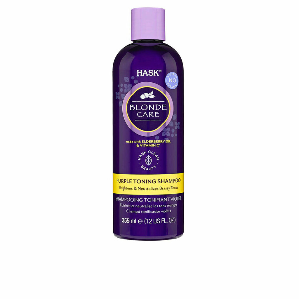 Värvi neutraliseeriv šampoon Hask Blone Care, 355 ml цена и информация | Šampoonid | kaup24.ee