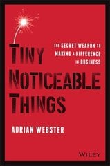 Tiny Noticeable Things: The Secret Weapon to Making a Difference in Business hind ja info | Majandusalased raamatud | kaup24.ee