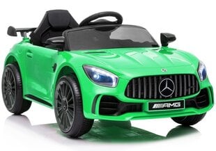 Mercedes AMG GT R, одноместный электромобиль для детей, зеленый цена и информация | Электромобили для детей | kaup24.ee