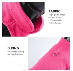 Уютная зимняя шерстяная куртка, розовая, L цена и информация | Одежда для собак | kaup24.ee