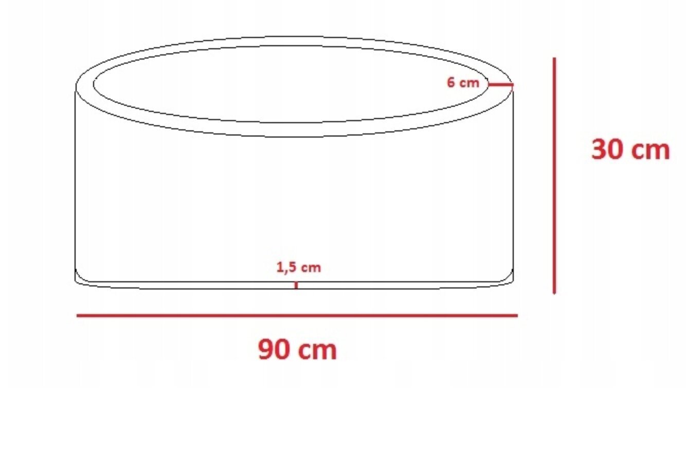 Pallidega bassein, 30x90 cm, hall hind ja info | Imikute mänguasjad | kaup24.ee