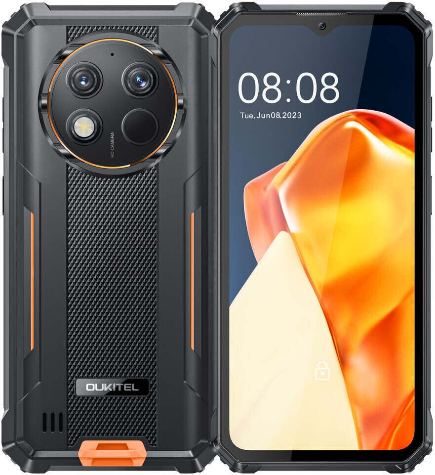 Oukitel WP28 8/256GB Orange/Black hind ja info | Telefonid | kaup24.ee