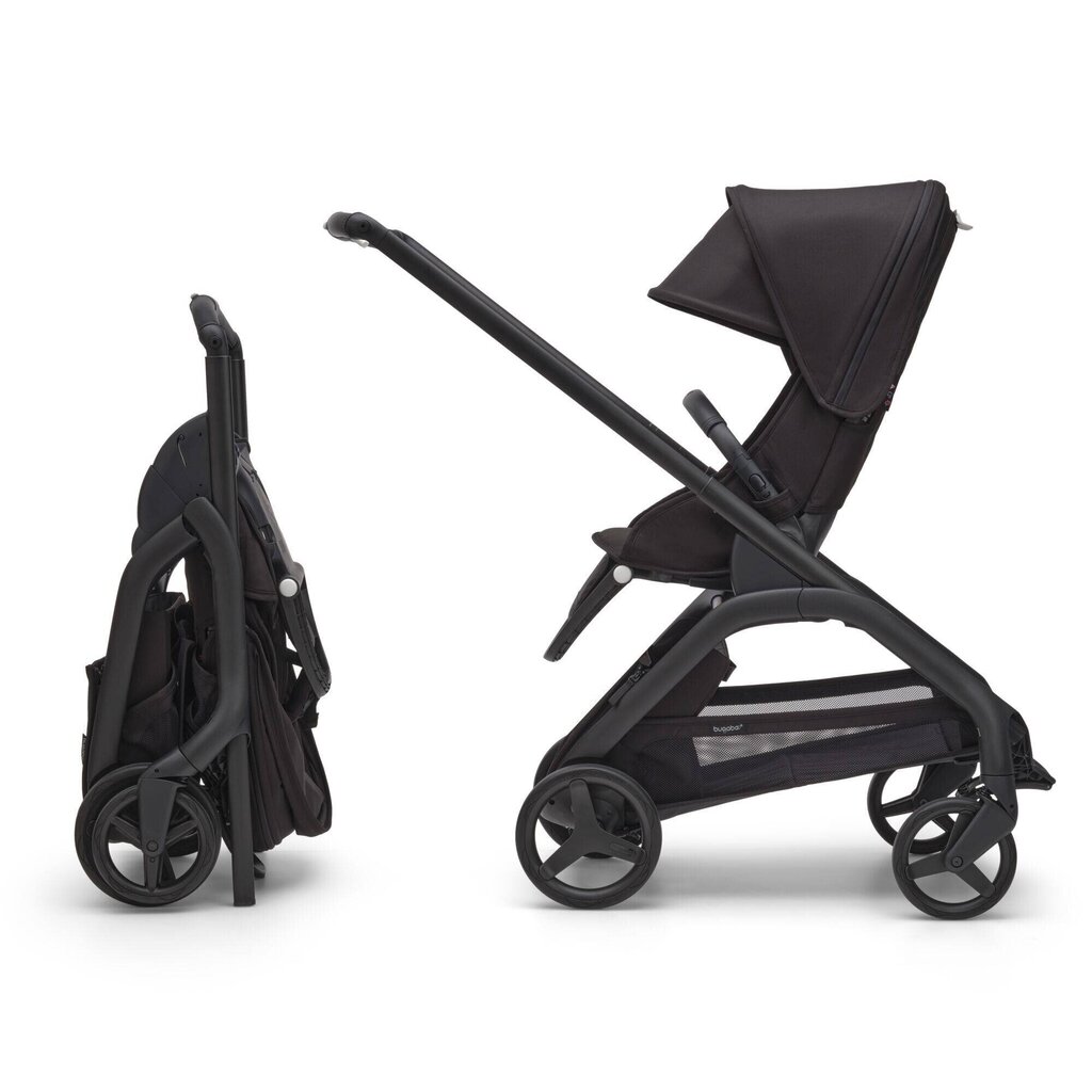 Bugaboo Dragonfly base lapsevanker, Black/Midnight Black hind ja info | Vankrid, jalutuskärud | kaup24.ee