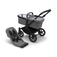 Bugaboo Donkey 5 Base Универсальная коляска, Black/Grey Melange цена и информация | Коляски | kaup24.ee