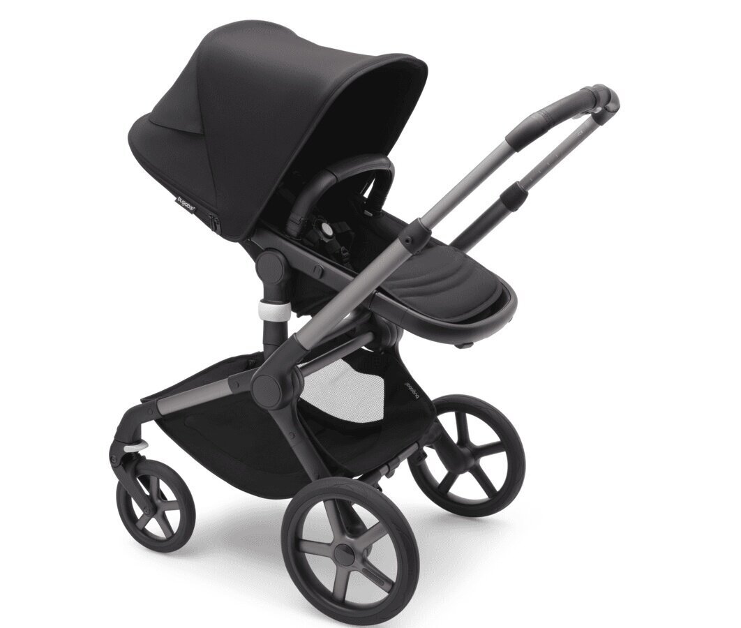 Bugaboo Fox 5 complete Universaalne lapsevanker, Graphite/Midnight Black hind ja info | Vankrid, jalutuskärud | kaup24.ee