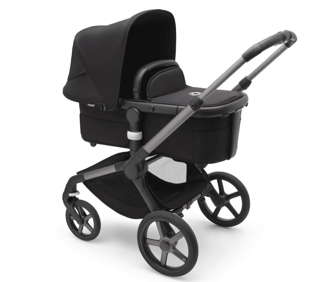 Bugaboo Fox 5 complete Universaalne lapsevanker, Graphite/Midnight Black цена и информация | Vankrid, jalutuskärud | kaup24.ee