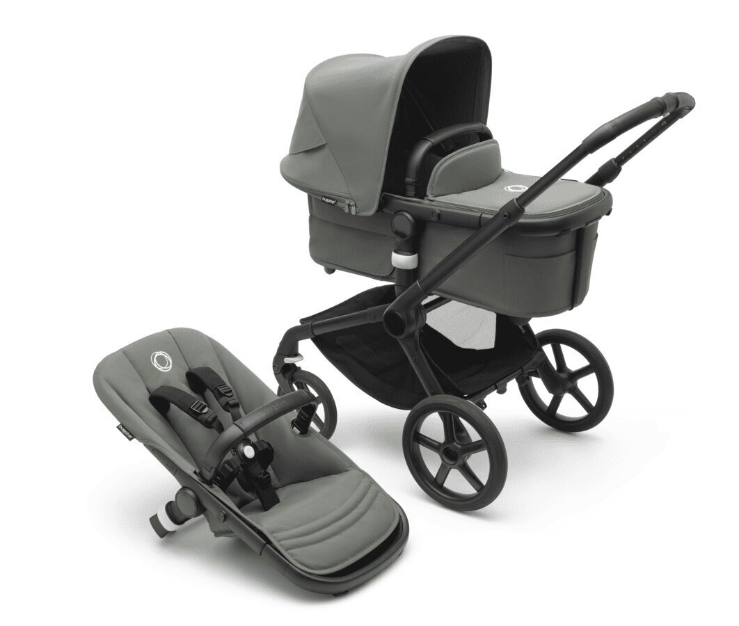 Bugaboo Fox 5 complete Universaalne lapsevanker, Black/Forest Green hind ja info | Vankrid, jalutuskärud | kaup24.ee