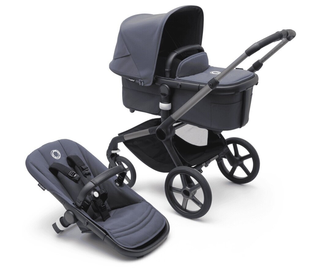 Bugaboo Fox 5 complete Universaalne lapsevanker, Graphite/Stormy Blue hind ja info | Vankrid, jalutuskärud | kaup24.ee