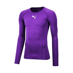 Meeste termosärk Puma LIGA Baselayer Tee LS 655920-10, lilla hind ja info | Meeste soe pesu | kaup24.ee