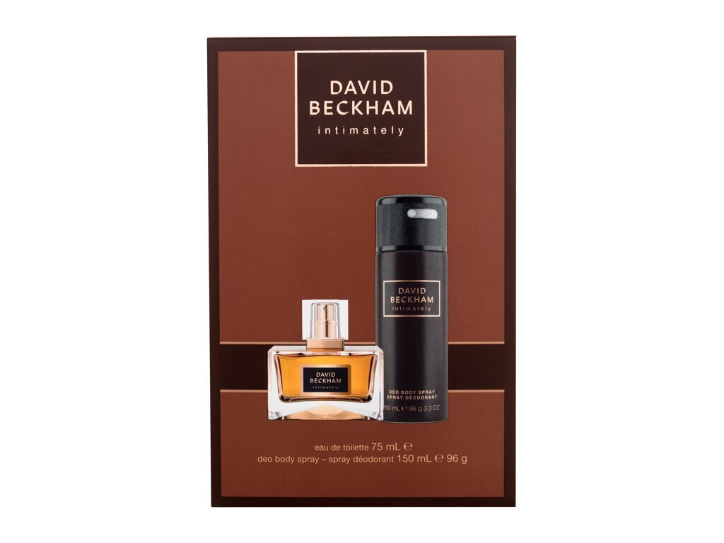 Komplekt David Beckham Intimately meestele: tualettvesi EDT 75 ml + deodorant 150 ml цена и информация | Meeste parfüümid | kaup24.ee