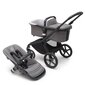 Bugaboo Fox 5 base Universaalne lapsevanker, Black/Grey Melange hind ja info | Vankrid, jalutuskärud | kaup24.ee