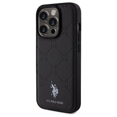 US Polo USHCP15LPYOK iPhone 15 Pro 6.1" czarny|black Yoke Pattern цена и информация | Чехлы для телефонов | kaup24.ee