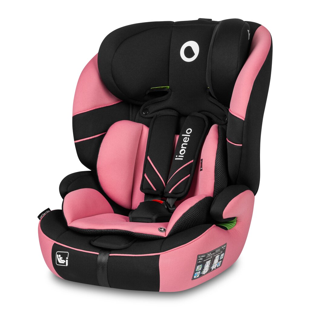 Turvatool Lionelo Levi One i-Size, 9-36 kg, Pink Rose hind ja info | Turvatoolid | kaup24.ee