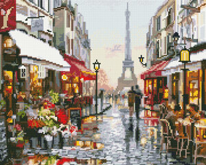 Teemantmosaiik Ohart Life in Paris, 40x50 cm hind ja info | Teemantmaalid, teemanttikandid | kaup24.ee