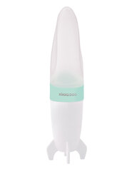 Pudel lusikaga KikkaBoo Rocket, Mint, 90 ml hind ja info | Lutipudelid ja aksessuaarid | kaup24.ee