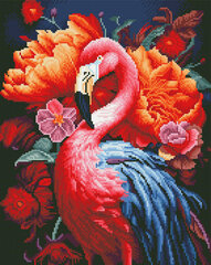 Teemantmosaiik Roosa flamingo, 40x50 cm hind ja info | Teemantmaalid, teemanttikandid | kaup24.ee