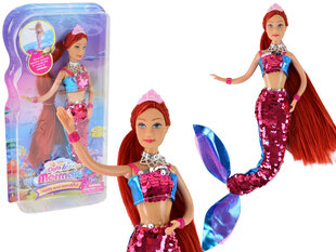 Кукла-русалка, бордовая цена и информация | Mermaid Товары для детей и младенцев | kaup24.ee