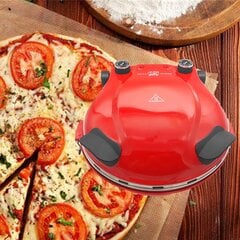 Электрическая печь для пиццы Klaif, 420 ℃, 1200 W, 5 уровней температуры, красная цена и информация | Электрогрили, маринаторы | kaup24.ee