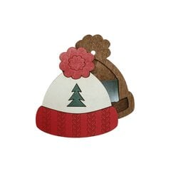 Деревянная игольница Kind Fox "Christmas hat" KF056/85 цена и информация | Принадлежности для вышивания | kaup24.ee