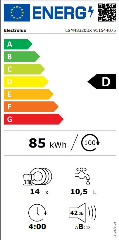 Electrolux ESM48320UX цена и информация | Nõudepesumasinad | kaup24.ee