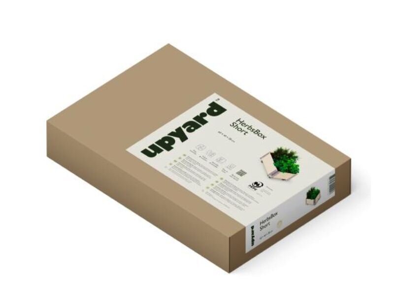 Ratastega lillekast Herbs Box, 600 x 400 x 195 mm hind ja info | Kasvuhooned | kaup24.ee