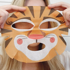 Lehtmask intensiivseks niisutuseks STAY WELL Animal Mask – TIGER hind ja info | Näomaskid, silmamaskid | kaup24.ee