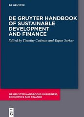 De Gruyter Handbook of Sustainable Development and Finance hind ja info | Majandusalased raamatud | kaup24.ee