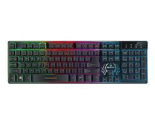 REAL-EL Comfort 7090 EN, Клавиатура RGB-подсветка, ключевые слова мультимедиа цена и информация | Клавиатуры | kaup24.ee