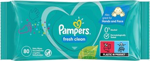 Niisked beebisalvrätikud Pamers FreshClean, 1200 tk цена и информация | Влажные салфетки | kaup24.ee