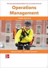 Operations Management ISE 3rd edition цена и информация | Книги по экономике | kaup24.ee