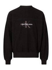 Свитер для мужчин Calvin Klein Jeans, черный цена и информация | свитер e193 - черный | kaup24.ee