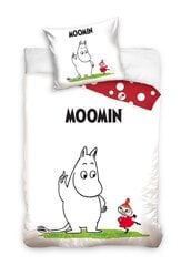 Laste voodipesukomplekt Moomin (Muumi) 160 x 200 cm, padjapüür 70 x 80 cm цена и информация | Детское постельное бельё | kaup24.ee