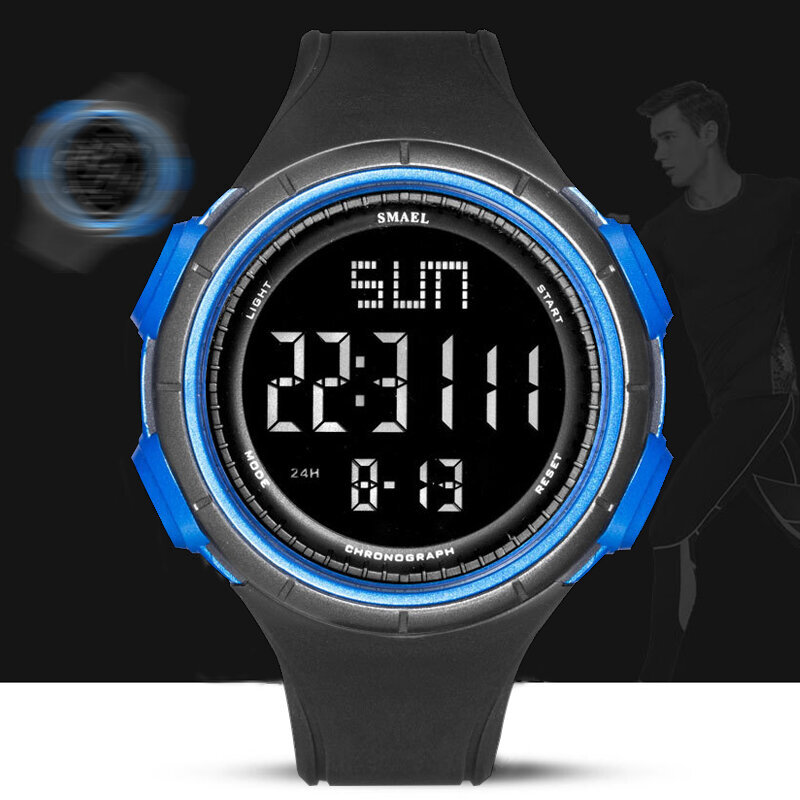 Smael 1618 Black/Blue hind ja info | Nutikellad (smartwatch) | kaup24.ee