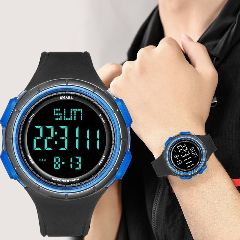 Smael 1618 Black/Blue hind ja info | Nutikellad (smartwatch) | kaup24.ee