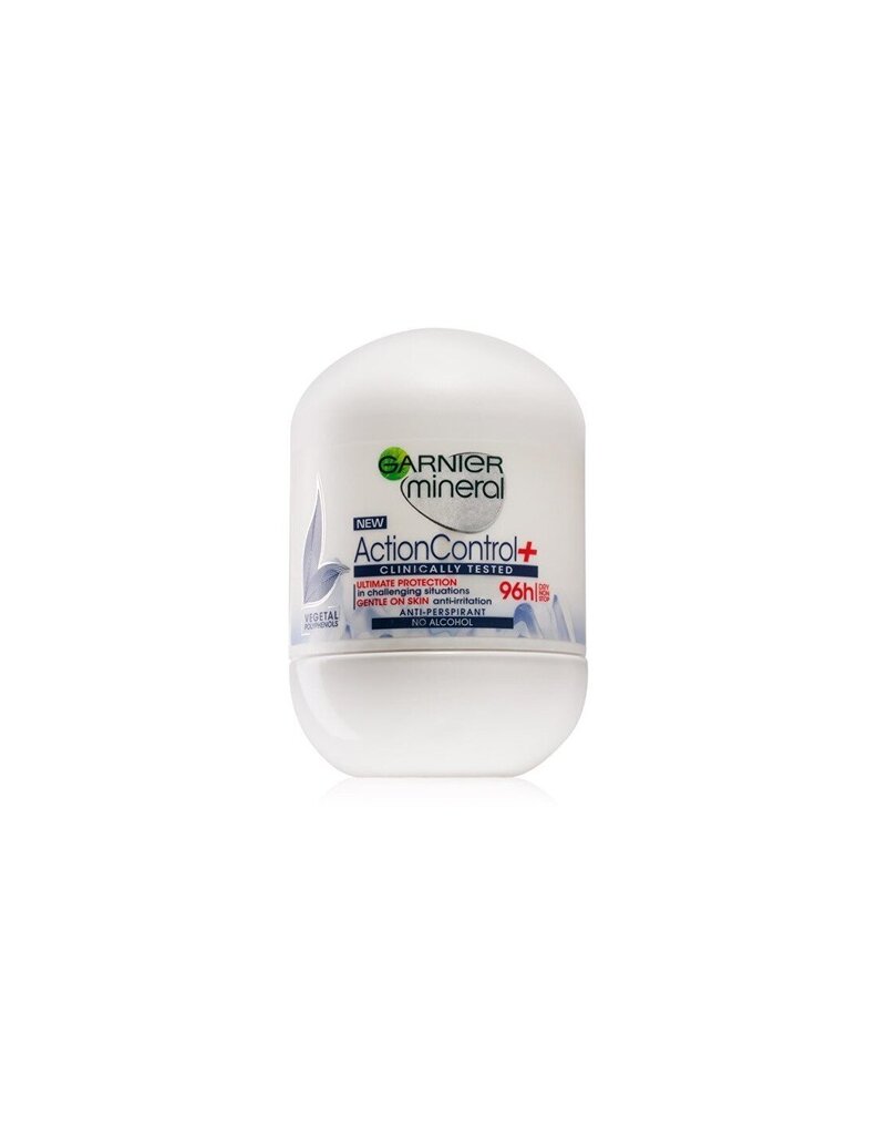 Rull-deodorant Garnier Mineral Action Control Anti-Sprinkler, 50 ml hind ja info | Deodorandid | kaup24.ee