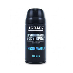 Sprei deodorant Agrado Fresh Water meestele, 150ml hind ja info | Deodorandid | kaup24.ee