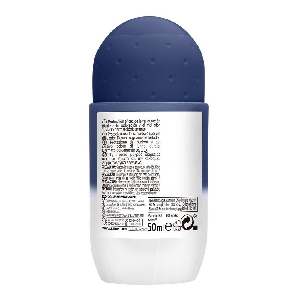 Rull-deodorant Sanex Men Active Control 50 ml цена и информация | Deodorandid | kaup24.ee