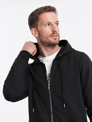 Мужской пуловер с v-образным вырезом - черный v1 om-swos-0108 124551-7 цена и информация | Мужские толстовки | kaup24.ee